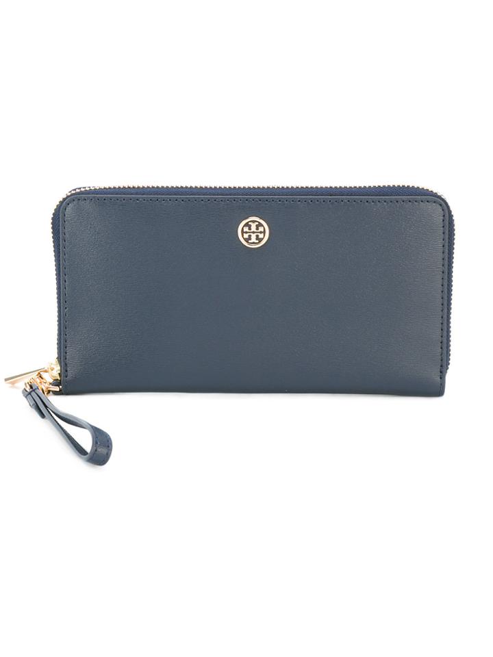 Tory Burch Parker Zip Continental Wallet - Blue