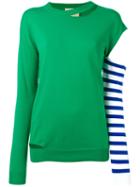 Erika Cavallini Cut Out Detail Jumper, Women's, Size: Small, Green, Polypropylene