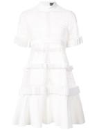 David Koma Openwork Lace Dress - White