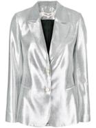 Dvf Diane Von Furstenberg Metallic Blazer