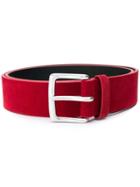 Orciani Classic Buckle Belt - Red