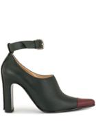 Ports 1961 Contrast Toe Cap Boots - Green