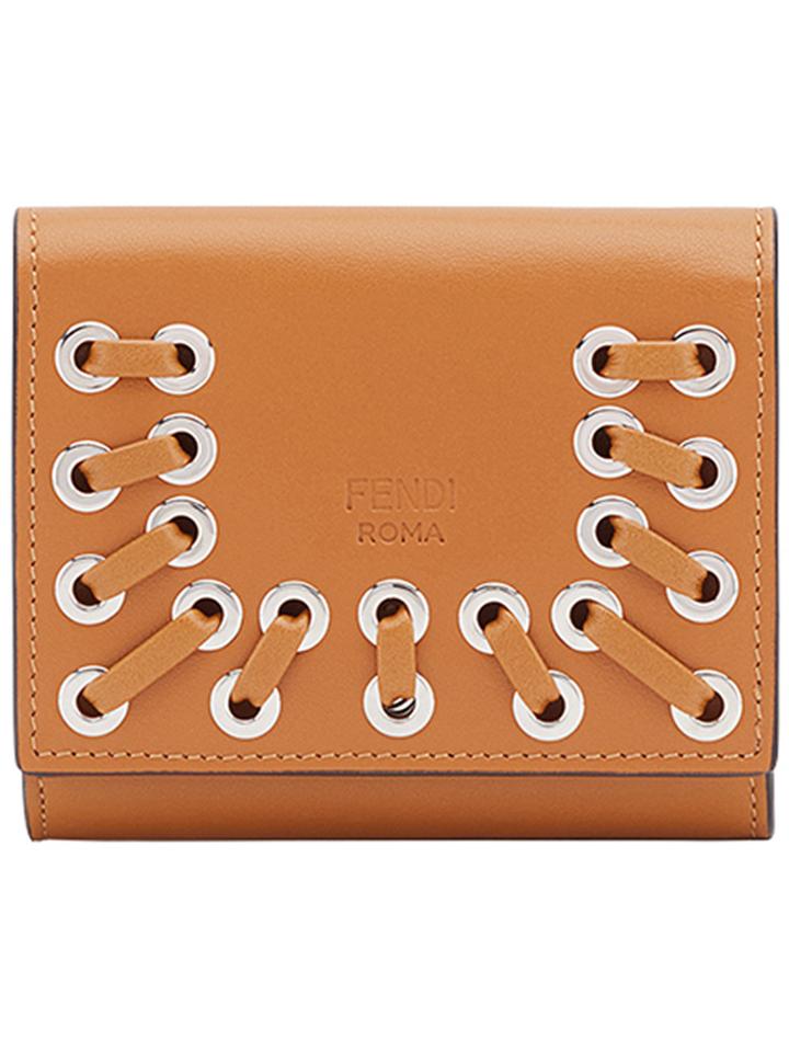 Fendi Woven Detail Cardholder - Brown