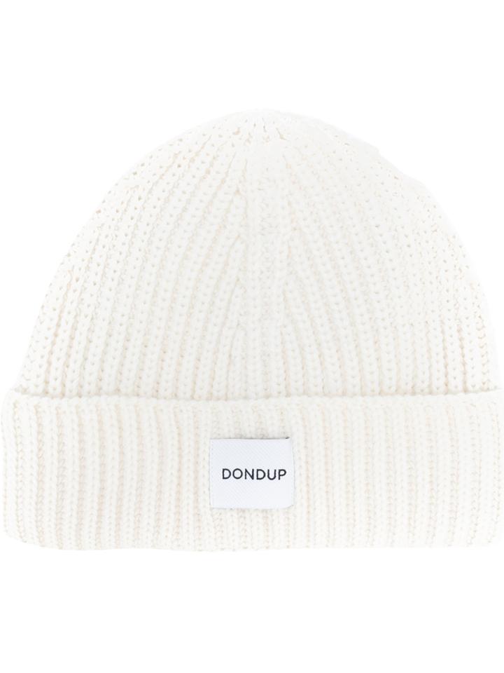 Dondup Knitted Hat - White