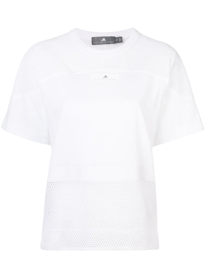 Adidas By Stella Mccartney Mesh Performance T-shirt - White