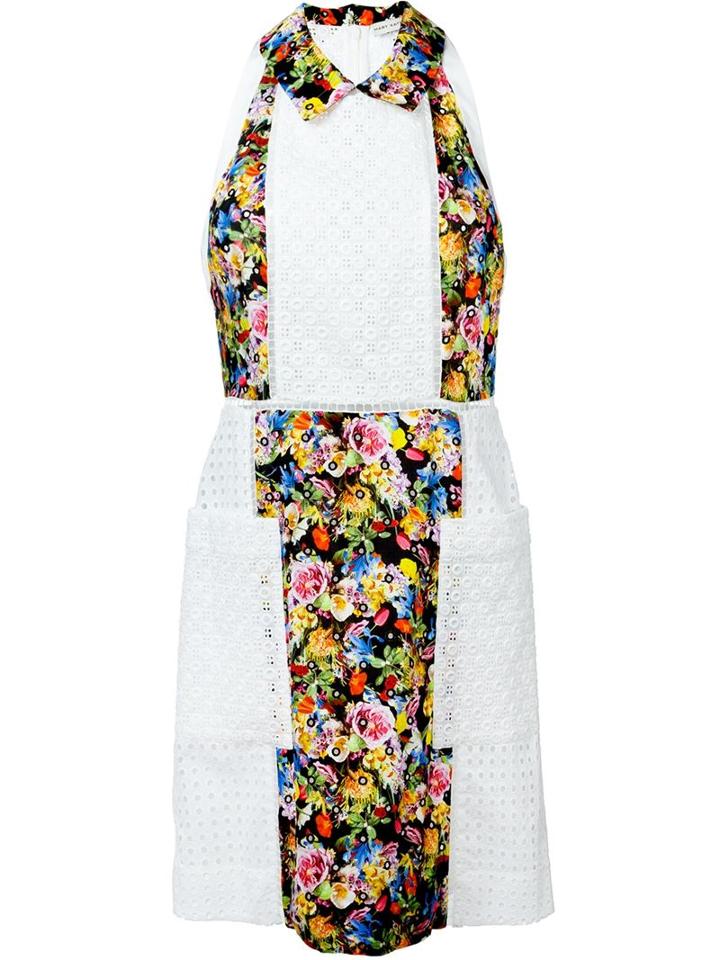 Mary Katrantzou Amblie Broderie Anglaise Dress, Women's, Size: 8, White, Cotton