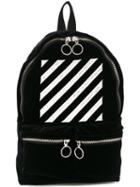 Off-white Velvet Backpack