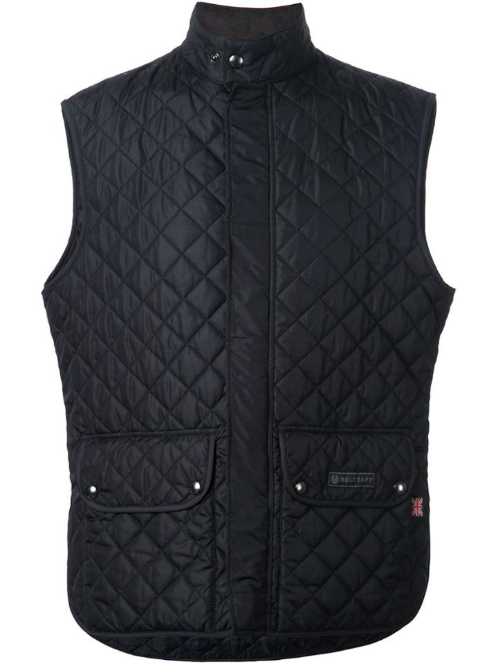 Belstaff Quilted Gilet - Blue