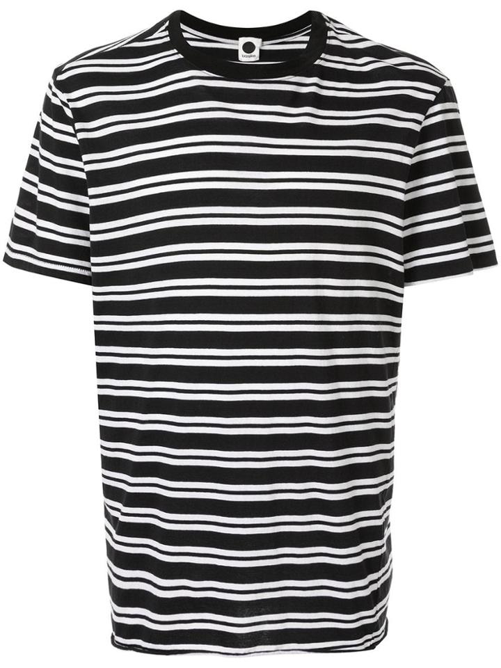 Bassike Striped Short-sleeve T-shirt - Black