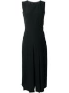 Agnona Wide Leg Jumpsuit, Women's, Size: 40, Black, Silk/cupro