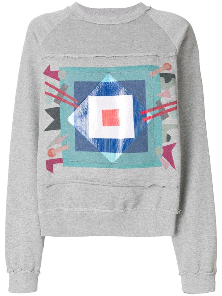 Sadie Williams Deco Iris Sweatshirt - Grey