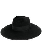 Gucci Wide-brim Logo Hat - Black
