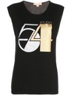 Michael Kors Studio 54 Knitted Top - Black