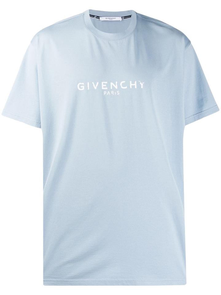 Givenchy Contrast Logo T-shirt - Blue