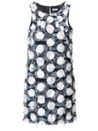 Liu Jo Polka-dot Fringed Dress - Blue