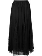 Polo Ralph Lauren Lace Detail Full Skirt - Black