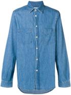 Kent & Curwen Classic Denim Shirt - Blue