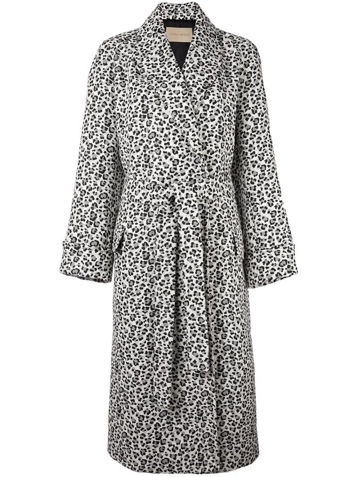 Christian Wijnants 'jack' Coat, Women's, Size: 36, White, Polyester/viscose/other Fibers