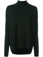 By Malene Birger Roll Neck Jumper, Women's, Size: Small, Black, Viscose/spandex/elastane