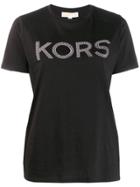 Michael Michael Kors Crew Neck Logo T-shirt - Black