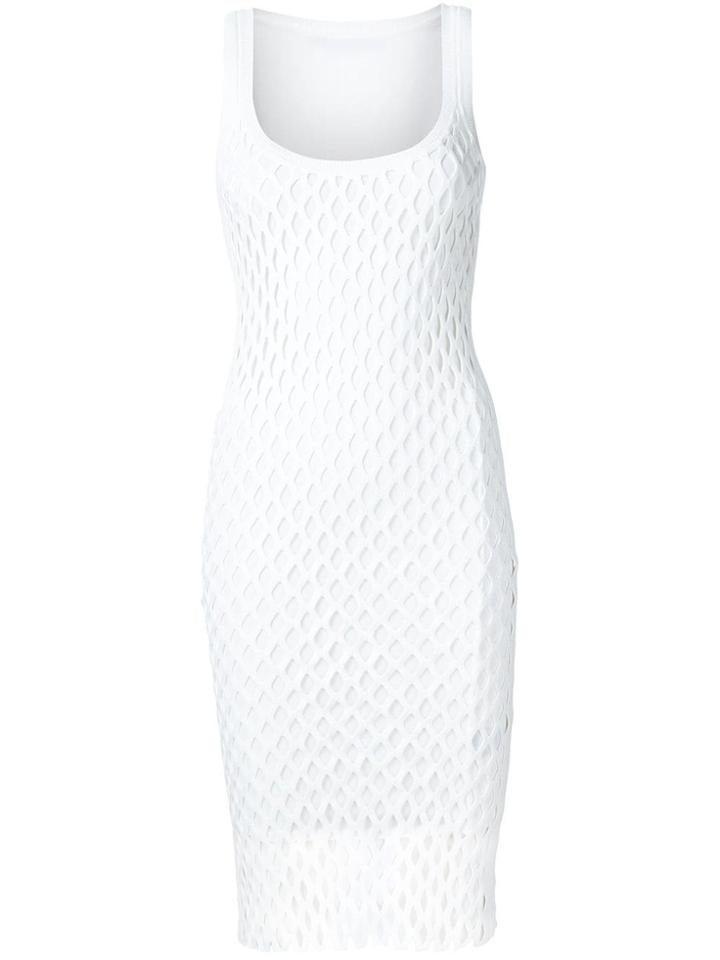 Alexander Wang Perforated Tank Dress - White