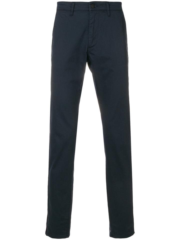 Hydrogen Striped Trim Trousers - Blue