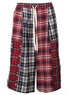 Maison Mihara Yasuhiro Check Patchwork Bermudas - Multicolour
