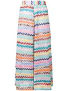 Missoni Mare Cropped Wide Leg Trousers - Multicolour