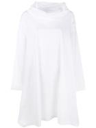 Irina Schrotter Draped Neck Top - White