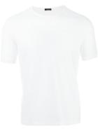 Zanone Chest Pocket T-shirt, Men's, Size: 48, White, Cotton