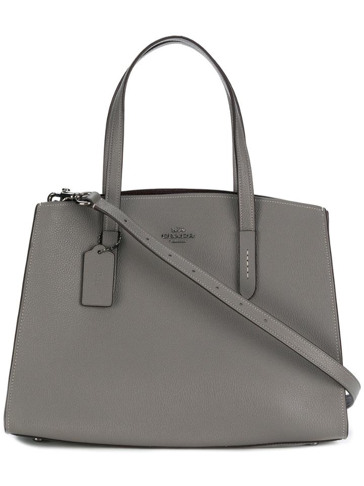 Coach Charlie Shoulder Bag - Grey