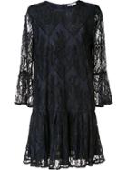 Ganni 'larkin' Lace Mini Dress, Women's, Size: Xs, Black, Viscose/polyamide