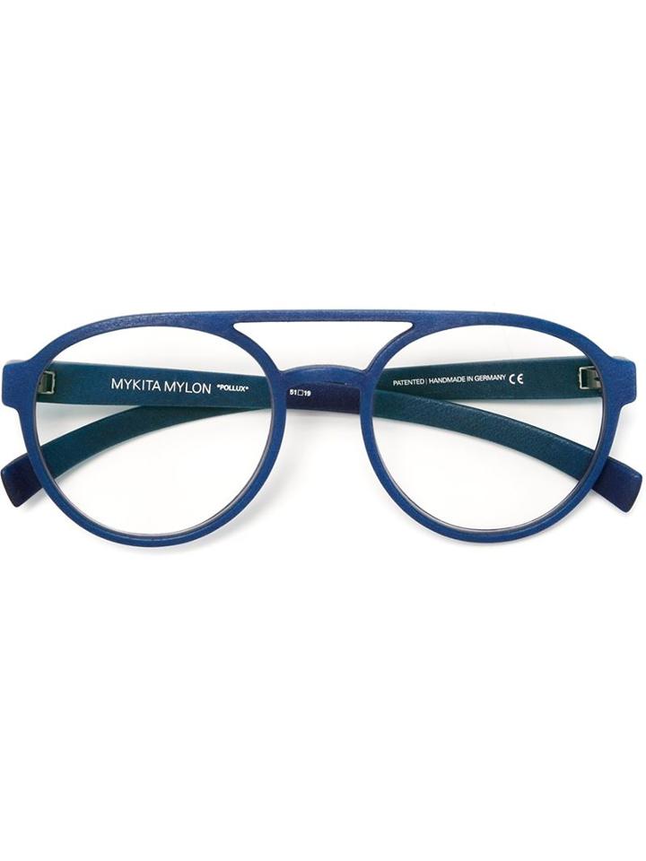 Mykita 'pollux' Glasses, Blue, Acetate