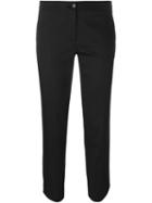 Etro Cropped Trousers, Women's, Size: 46, Black, Cotton/spandex/elastane