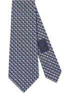 Gucci 3-d G Silk Tie - Blue