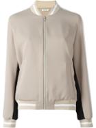 P.a.r.o.s.h. Bomber Jacket, Women's, Nude/neutrals, Polyester/viscose/polyamide