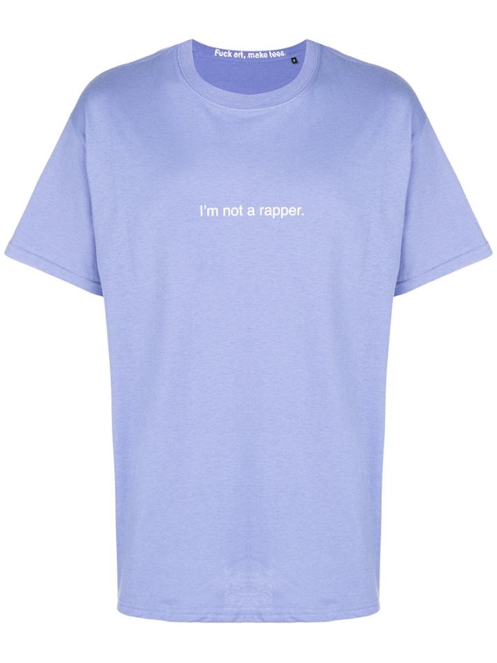 F.a.m.t. Front Script T-shirt - Pink & Purple