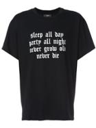 Amiri Sleep All Day T-shirt - Black
