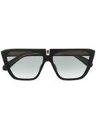 Givenchy Eyewear Rectangle Frame Sunglasses - Black