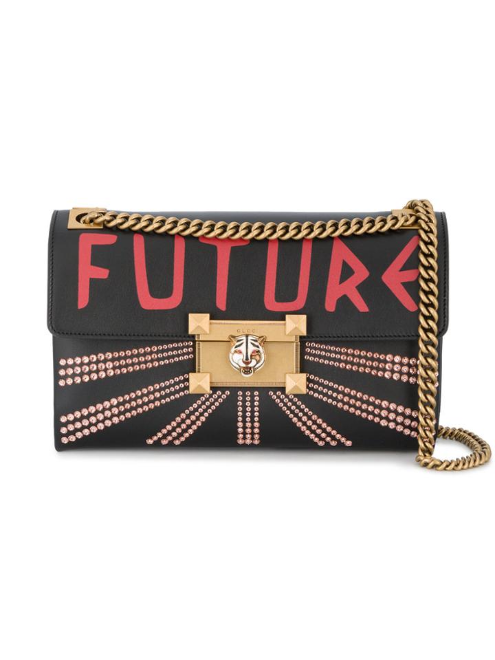 Gucci Linea Future Shoulder Bag - Black