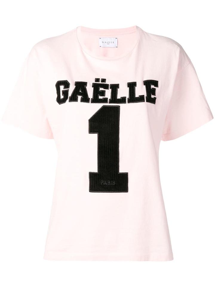 Gaelle Bonheur Logo T-shirt - Pink