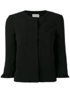 L'autre Chose - Fitted Jacket - Women - Polyester/cupro - 42, Black, Polyester/cupro