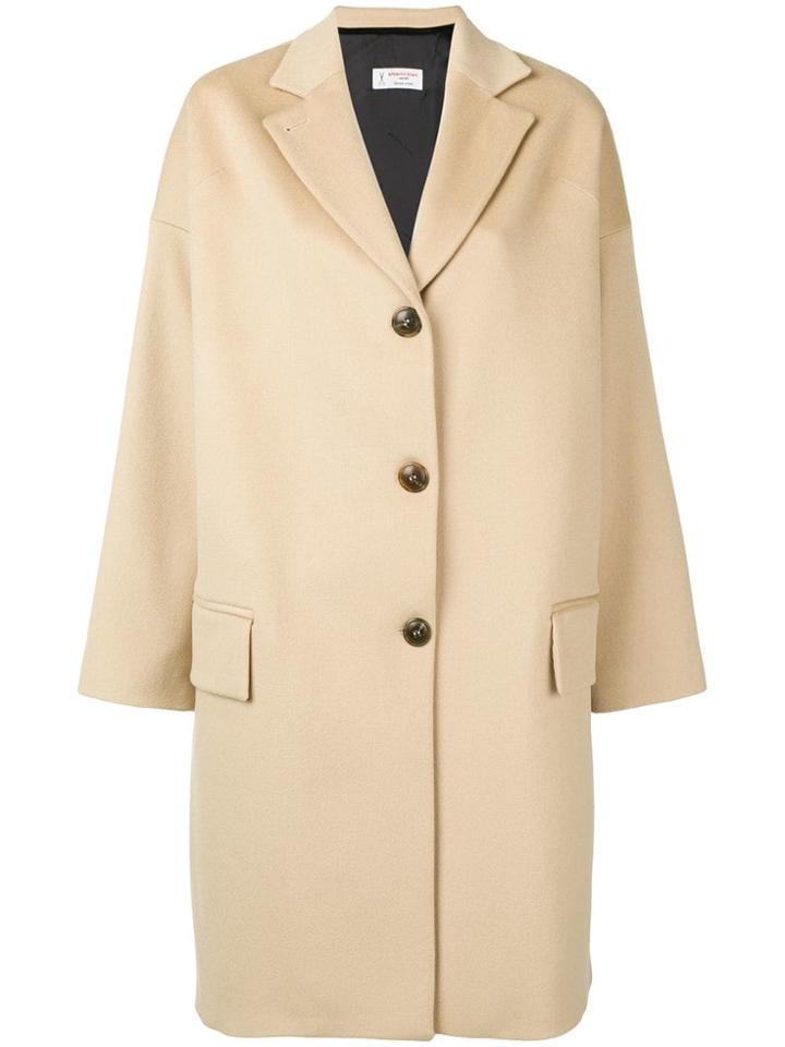 Alberto Biani Trench Coat - Neutrals