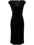 Tom Ford Fitted Midi Dress - Black