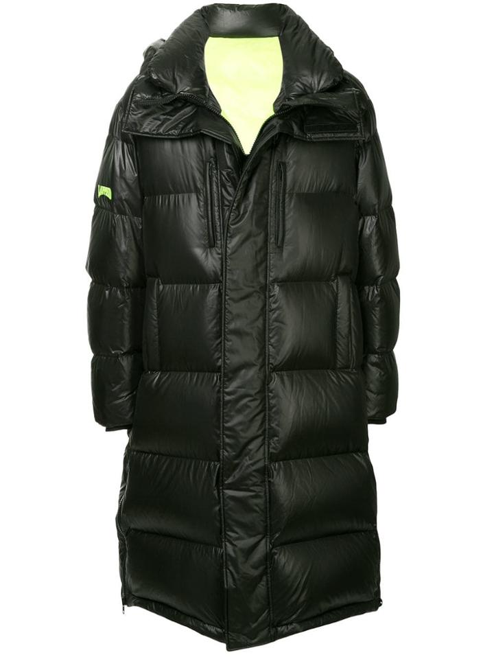 Juun.j Long Padded Coat - Black