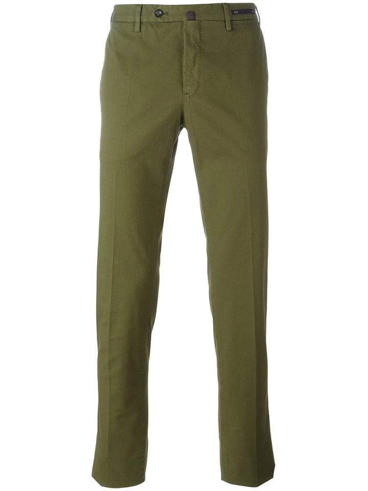 Pt01 Classic Chinos, Men's, Size: 52, Green, Cotton/spandex/elastane