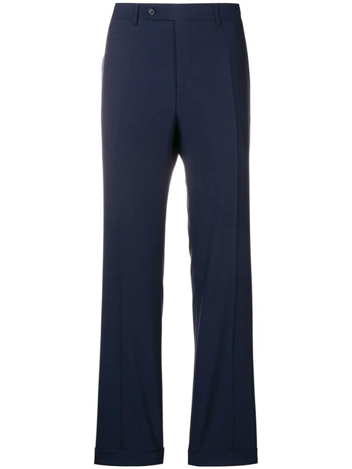 Canali Slim-fit Suit Trousers - Blue