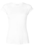 Fine Edge Ribbed T-shirt - White
