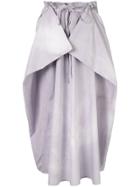 Lemaire Draped Panel Skirt - Purple