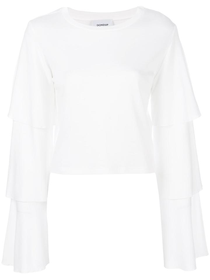 Dondup Layered Sleeves Blouse - White